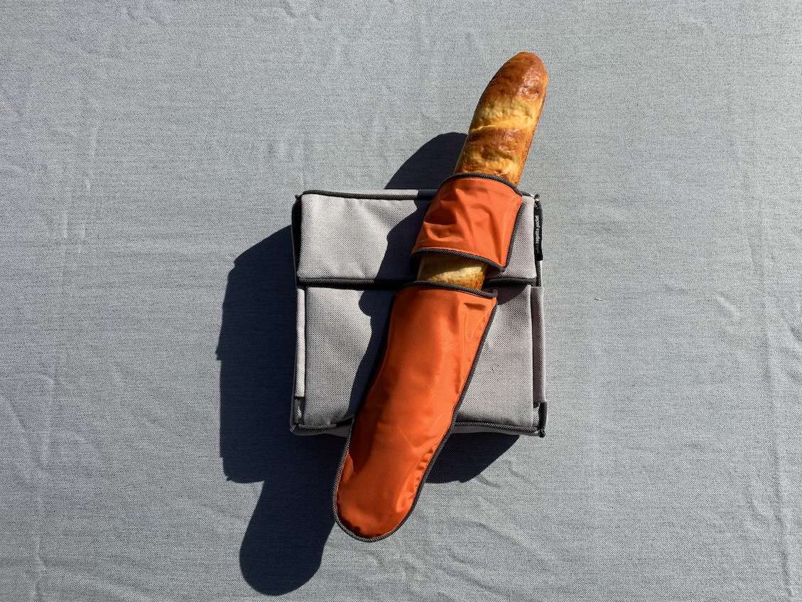 Picknicktrasche suba.baguette.pocket.silvergrey mit Baguette Picknicktrasche suba.baguette.pocket.silvergrey mit Baguette