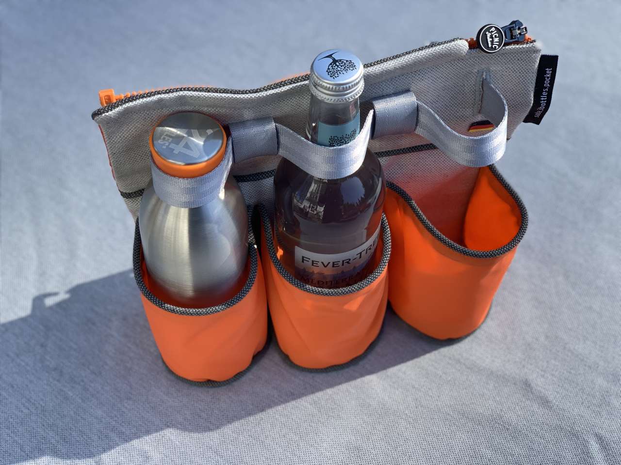 suba.3bottles.pocket mit Flasche Fever-Tree und Aluflsche 24bottles