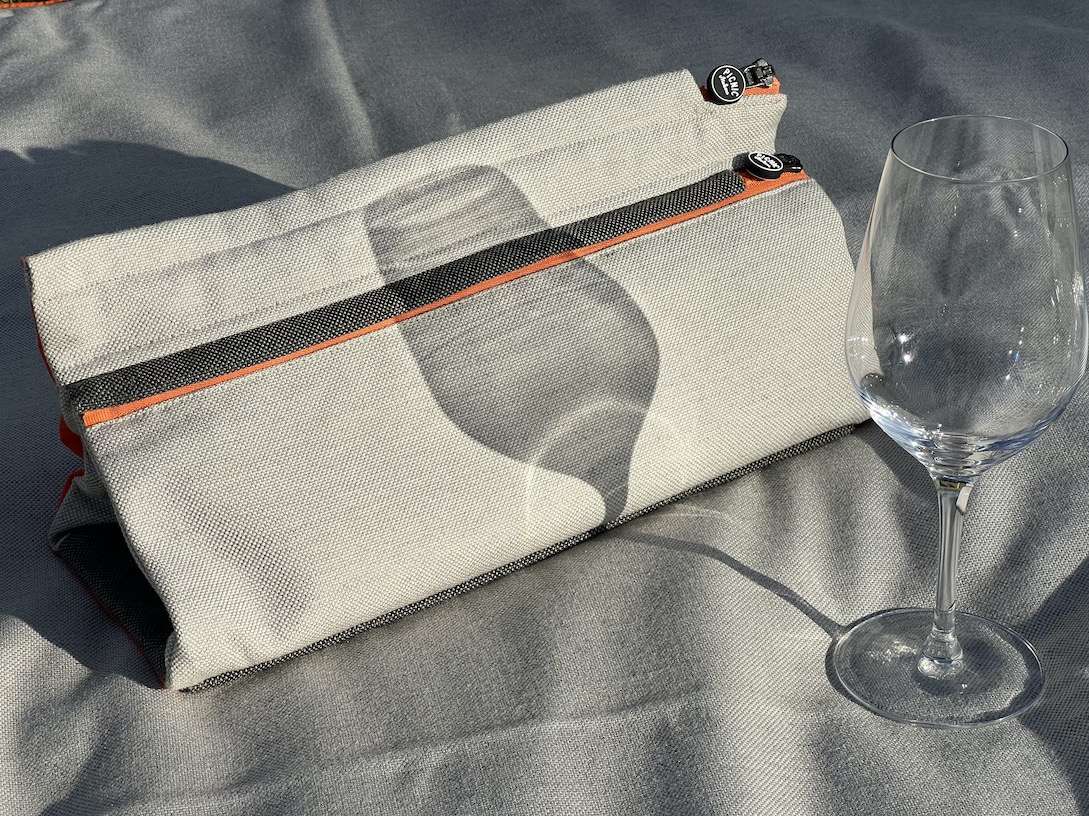 Flaschenkühler suba.coldbottle.pocket geschlossen von vorn
