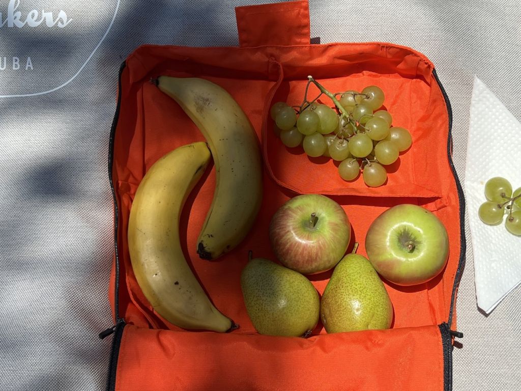 suba.chilledfood.set Kühltasche geöffnet, 1/4- und 3/4-Teilung