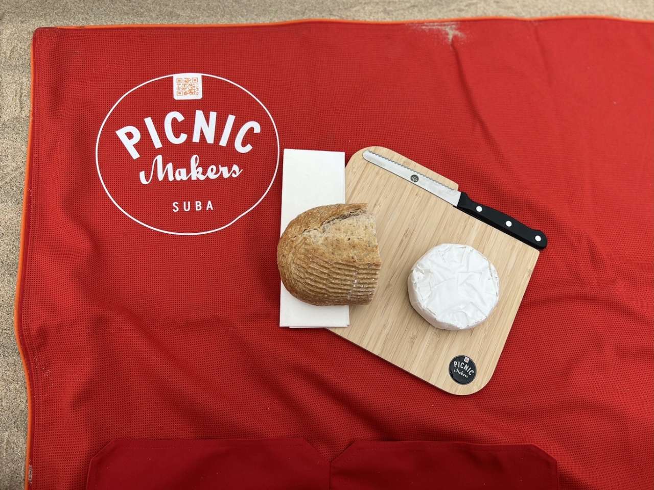 suba.cuttingboard.set auf einer suba.blanket